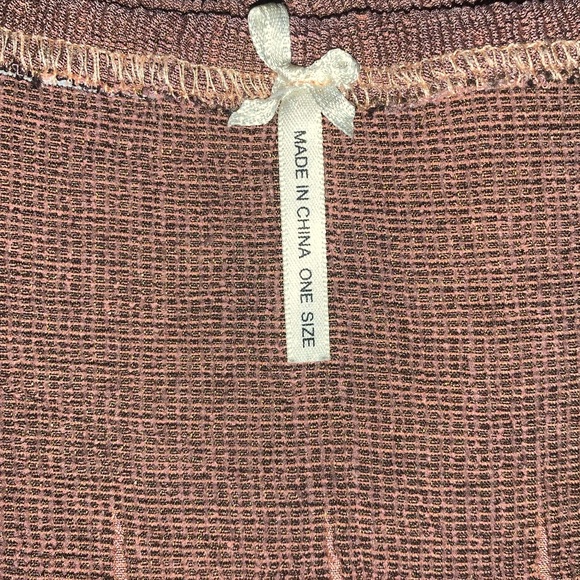 SUMMER 🌴 Brown Strapless Shimmer Dress - Picture 2 of 2